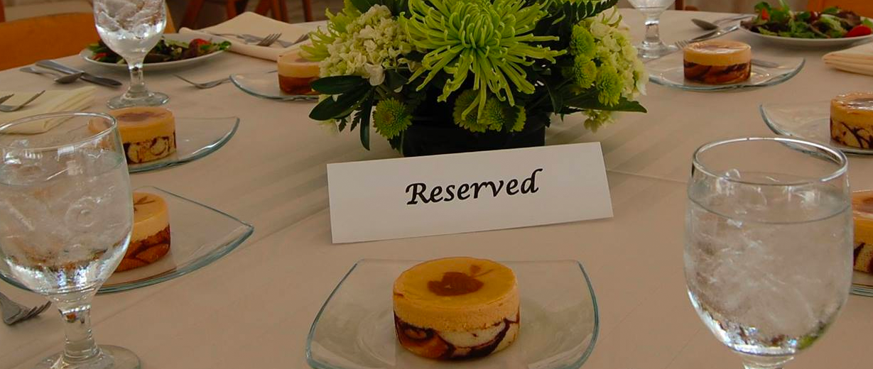 Corporate table setting